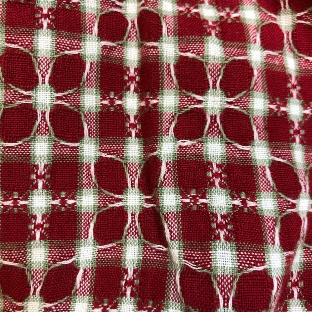 Vintage 90s Northern Reflections Pull On Gingham Flower Print Shorts M - Picture 6 of 10